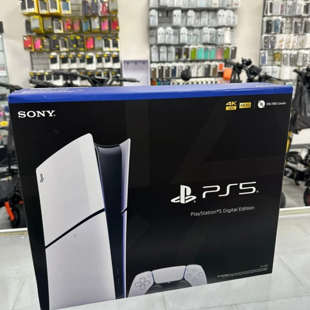 Sony PS5 Digital Edition Console And Brand New With Cords And Controllers